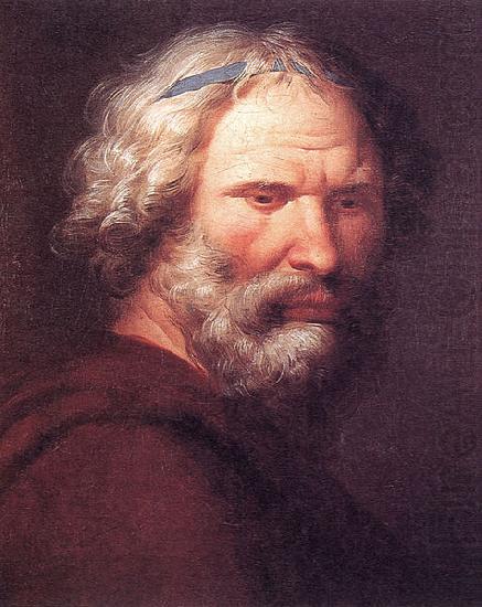 Oil painting of Archimedes by the Sicilian artist Giuseppe Patania, unknow artist